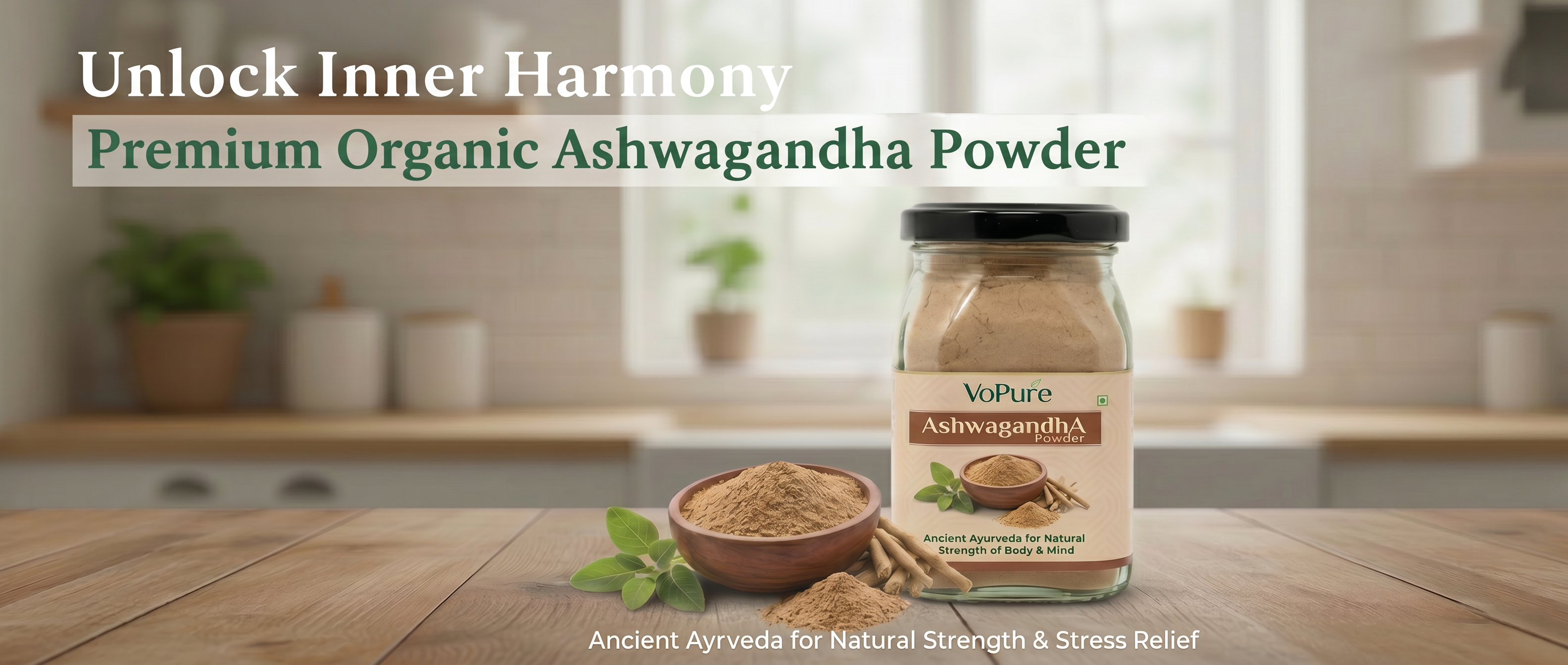 Upcoming ashwagandha powder product
